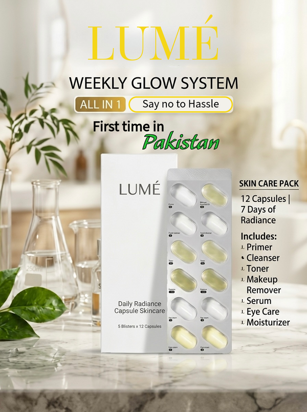 Collagen Infused All in one skin care capsules - say no to Hussle - WV LUME
