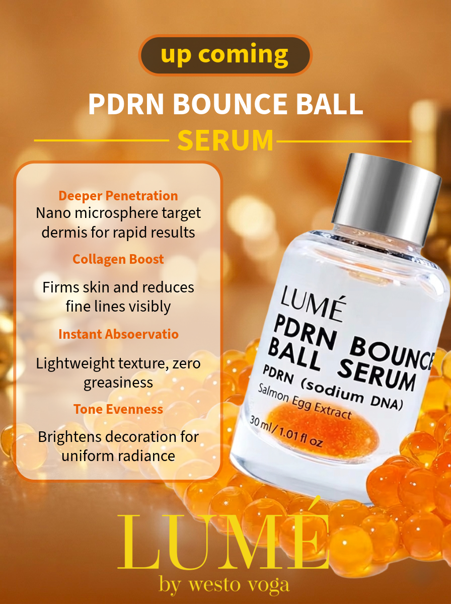 Introducing PDRN bounce ball serum in Pakistan by wv Lumé