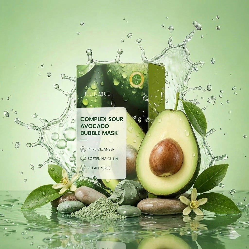Remove Blackheads & Get Instant Glow in 5 Minutes – Avocado Bubble Mask Pakistan - wv Lume