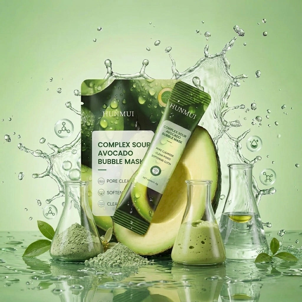 Remove Blackheads & Get Instant Glow in 5 Minutes – Avocado Bubble Mask Pakistan - wv Lume