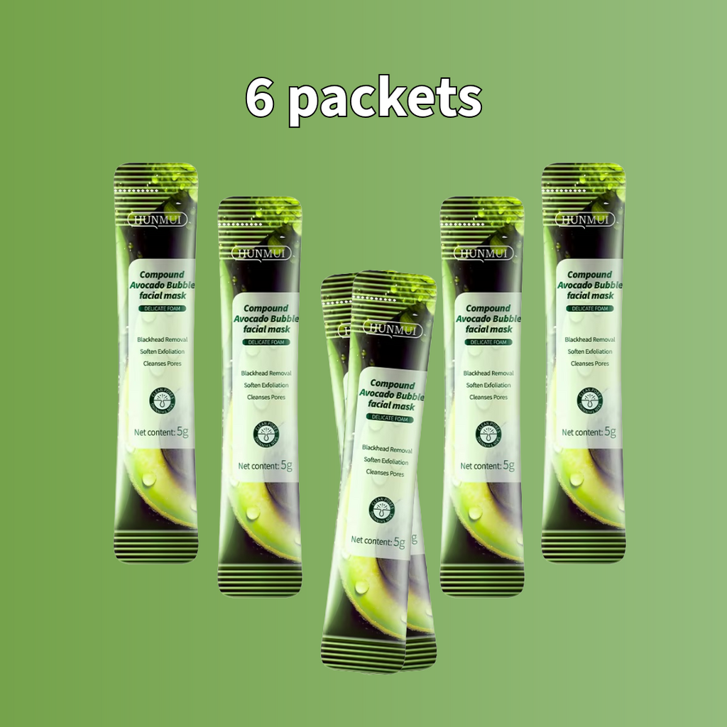 Remove Blackheads & Get Instant Glow in 5 Minutes – Avocado Bubble Mask