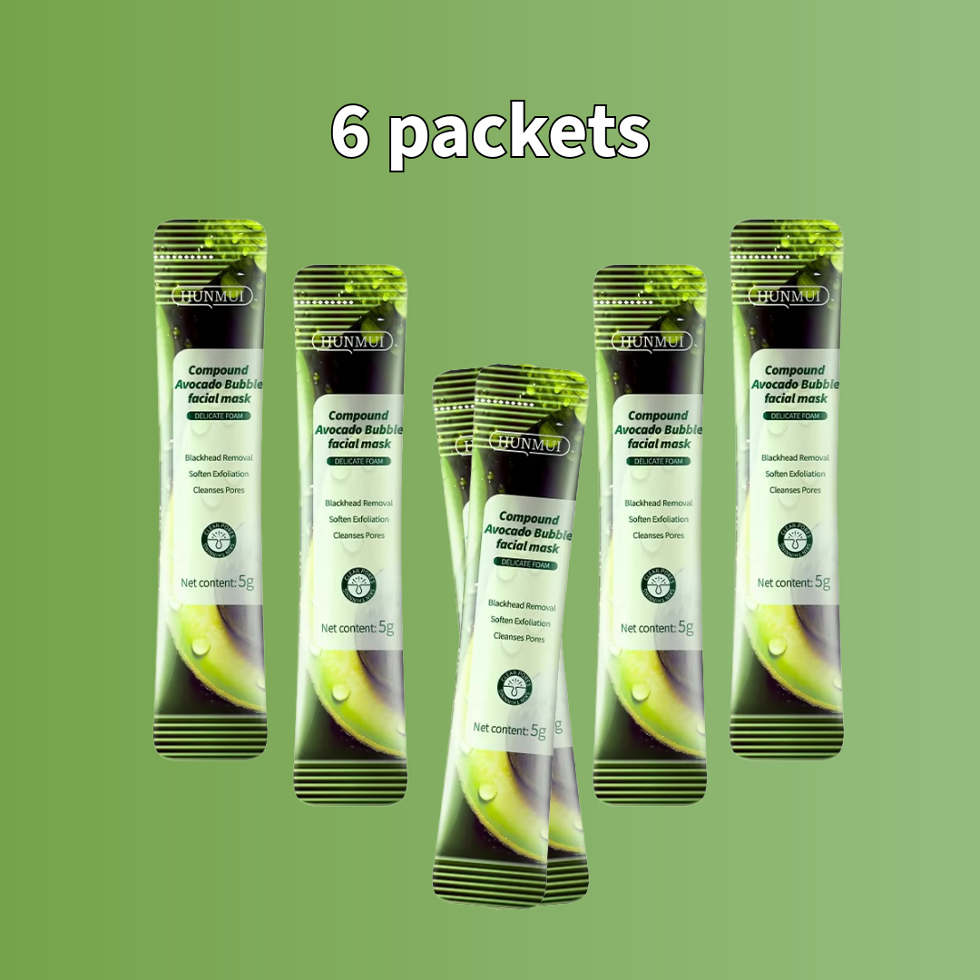 Remove Blackheads & Get Instant Glow in 5 Minutes – Avocado Bubble Mask