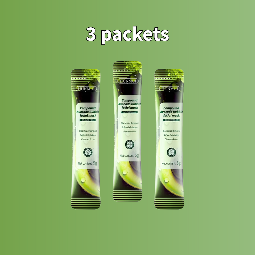 Remove Blackheads & Get Instant Glow in 5 Minutes – Avocado Bubble Mask