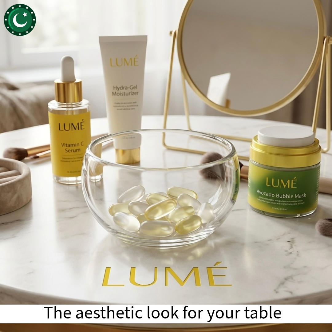 Collagen Infused All in one skin care capsules - say no to Hussle - WV LUME